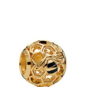 NWT PANDORA "Shine" Collection Honeybee Charm
